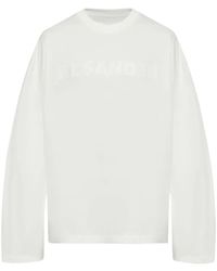 Jil Sander - Long-Sleeved Relaxed Fit T-Shirt - Lyst