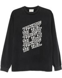 Aries Arsenal Stained Glass Poly Longsleeve T-Shirt in Gray for