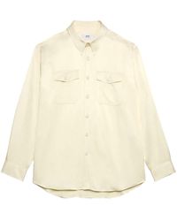 Ami Paris - Pointed-collar Long-sleeve Shirt - Lyst