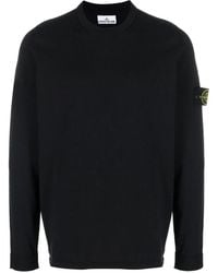 Stone Island - Pullover Mit Logo - Lyst