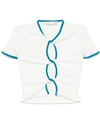 Christopher Esber - T-Shirt mit verdrehtem Design - Lyst