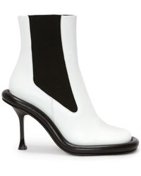 JW Anderson - Chelsea Bumber-tube Leather Boots - Lyst