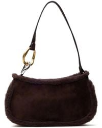 STAUD - Ollie Suede Shoulder Bag - Lyst