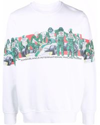 Casablancabrand - Sweatshirt mit grafischem Print - Lyst