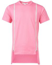 Comme des Garçons - Zip-Detail T-Shirt - Lyst