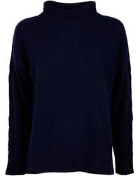 Kangra - Cable-Knit Roll-Neck Sweater - Lyst