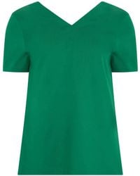 Herno - V-Neck Short-Sleeve T-Shirt - Lyst