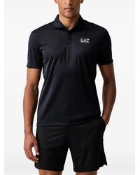 EA7 - Golf Pro Logo-Print Short-Sleeve Polo Shirt - Lyst