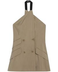 Max Mara - Nuraghe Double-Breasted Halterneck Top - Lyst