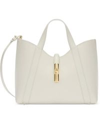 Furla - Petit Sac Cabas Goccia En Cuir Grainé - Lyst