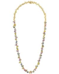 Suzanne Kalan - Bold Burst Sapphire And Diamond Necklace - Lyst