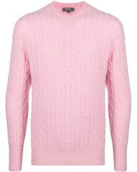 N.Peal Cashmere - The Thames Cable-knit Sweater - Lyst