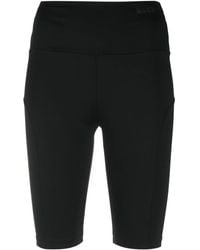 MSGM - High-Waist Stretch Shorts - Lyst