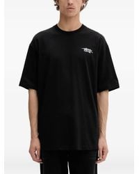 DIESEL - Graphic-Print Logo-Embroidered T-Shirt - Lyst