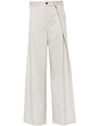 MM6 by Maison Martin Margiela - Tailored Wide-leg Trousers - Lyst