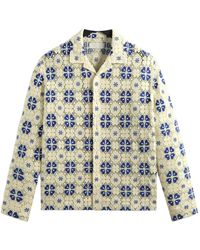 Kith - Adonis Camp-Collar Lace Shirt - Lyst