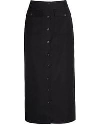 Reformation - Button-Up Rok - Lyst
