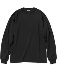 AURALEE - Long-Sleeve T-Shirt - Lyst