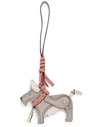 Furla - Dog-Motif Leather Bag Charm - Lyst