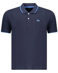 La Martina - Logo-Embroidered Tipped Polo Shirt - Lyst