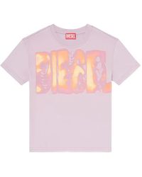 DIESEL - Graphic-Print T-Shirt - Lyst