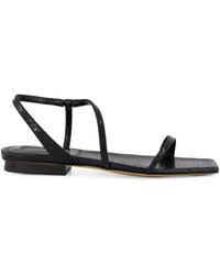 Emme Parsons - Delice Snake-Embossed Sandals - Lyst