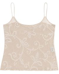 Emergency Room - Floral-Lace Camisole Top - Lyst