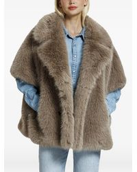 Alter Ego - Elin Faux-Fur Coat - Lyst