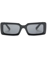 Dolce & Gabbana - Logo-Plaque Rectangle-Frame Sunglasses - Lyst