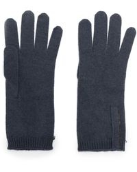 Brunello Cucinelli - Monili Chain-Detail Cashmere Gloves - Lyst