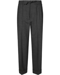 P.A.R.O.S.H. - Wollen Broek Met Trekkoord - Lyst