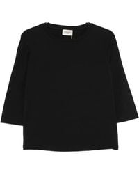 Weekend by Maxmara - Multia Boat-Neck Three-Quarter-Sleeve T-Shirt - Lyst