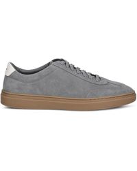 BOSS - Suede Leather Low-Top Sneakers - Lyst