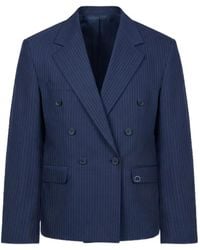 RETERNITY - Blazer Signe À Fines Rayures - Lyst
