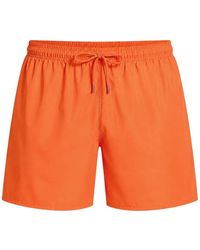 Emporio Armani - Drawstring-Waist Swim Shorts - Lyst