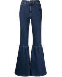 Maje - High-rise Flared Jeans - Lyst