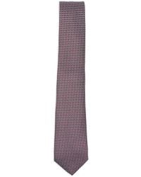 Canali - Geometrisch Gemusterte Krawatte - Lyst