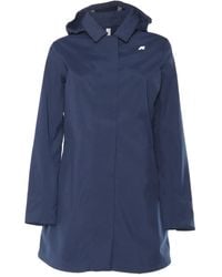 K-Way - Mathy Bonded Hooded Coat - Lyst