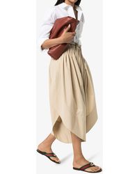 Gucci Sandalias Web con G entrelazada - Marrón