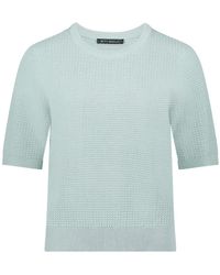 Betty Barclay - Waffle-Knit Short-Sleeve Top - Lyst
