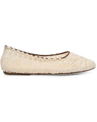 Magda Butrym - Crochet-Knit Round-Toe Ballet Flats - Lyst