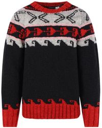 Chamula - Trui Met Geometrisch Patroon - Lyst