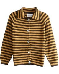 Nikki Chasin - Sutton Striped Raglan-Sleeve Cardigan - Lyst