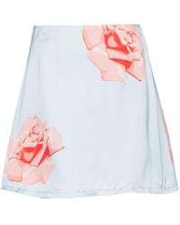 KENZO - Minifalda Rose - Lyst
