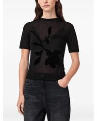 AllSaints - Athea Crew Neck T-Shirt - Lyst