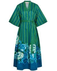 ALÉMAIS - Margo Tunic Striped Midi Dress - Lyst