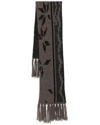 Magliano - Floral-Pattern Fringed Scarf - Lyst