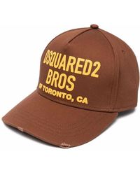 DSquared² - Logo-Print Baseball Cap - Lyst