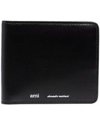Ami Paris - Ami Paris Paris Logo-print Leather Cardholder - Lyst