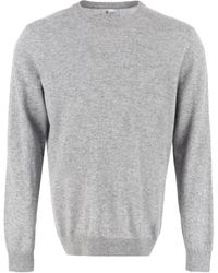 THE (Alphabet) - Kasjmier Trui Met Ronde Hals - Lyst